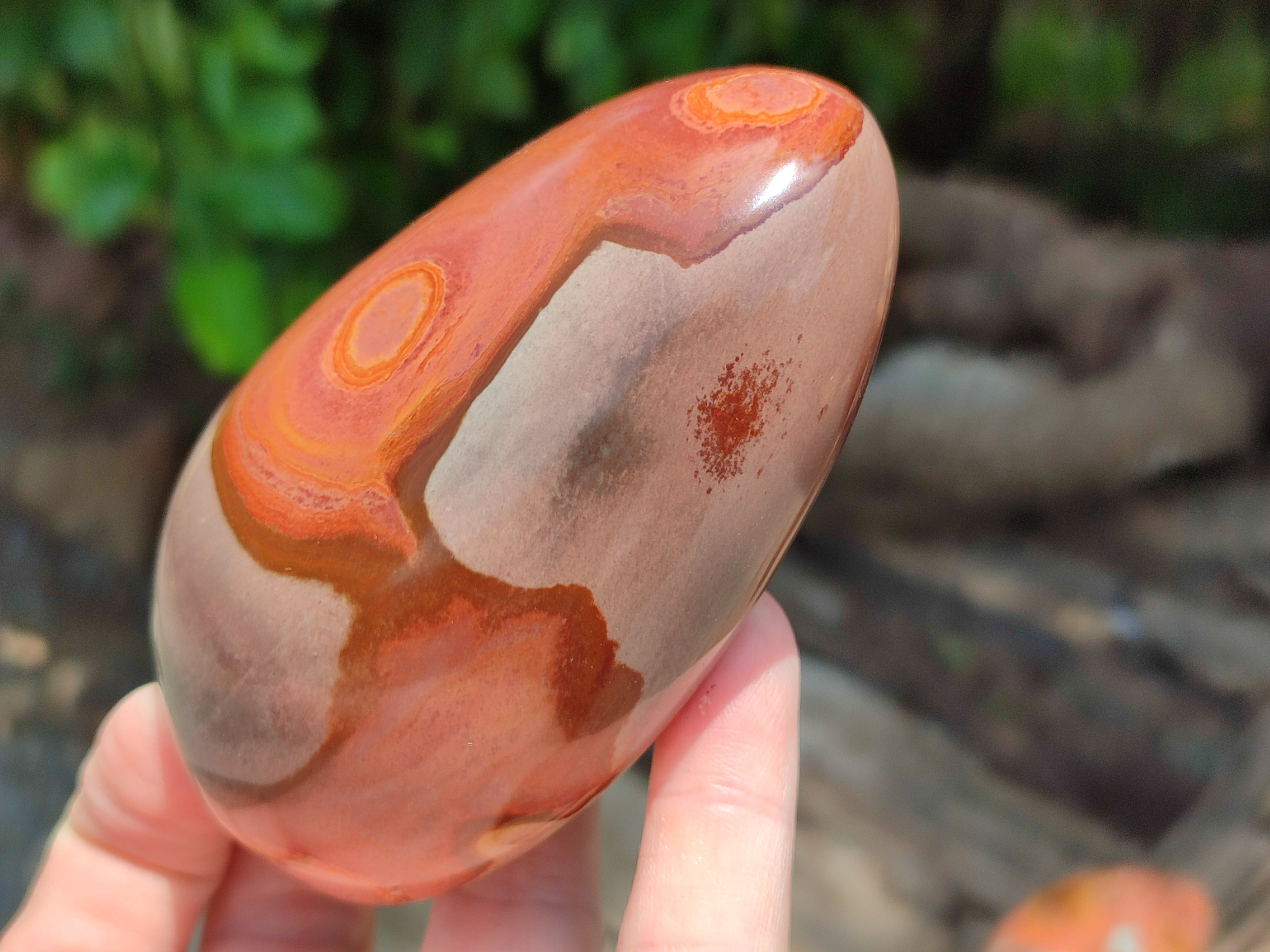 Polished Polychrome Jasper Standing Free Forms x 4 From Madagascar - Toprock Gemstones and Minerals 