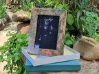 Hand Made Unakite Picture Frame in Box - Sold per Item - From South Africa - Toprock Gemstones and Minerals 