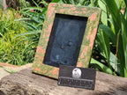 Hand Made Unakite Picture Frame in Box - Sold per Item - From South Africa - Toprock Gemstones and Minerals 