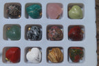 Polished Mixed Box Set of 12 Convex Gemstone Heart Pendants - Sold Per Box - From Southern Africa - Toprock Gemstones and Minerals 