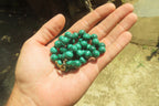 Polished Large Malachite Ball Shaped Beaded Necklace - Sold Per Item- From Congo - Toprock Gemstones and Minerals 