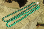 Polished Large Malachite Ball Shaped Beaded Necklace - Sold Per Item- From Congo - Toprock Gemstones and Minerals 