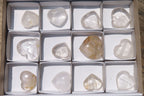 Polished Clear Quartz Gemstone Hearts x 12 From Madagascar - Toprock Gemstones and Minerals 