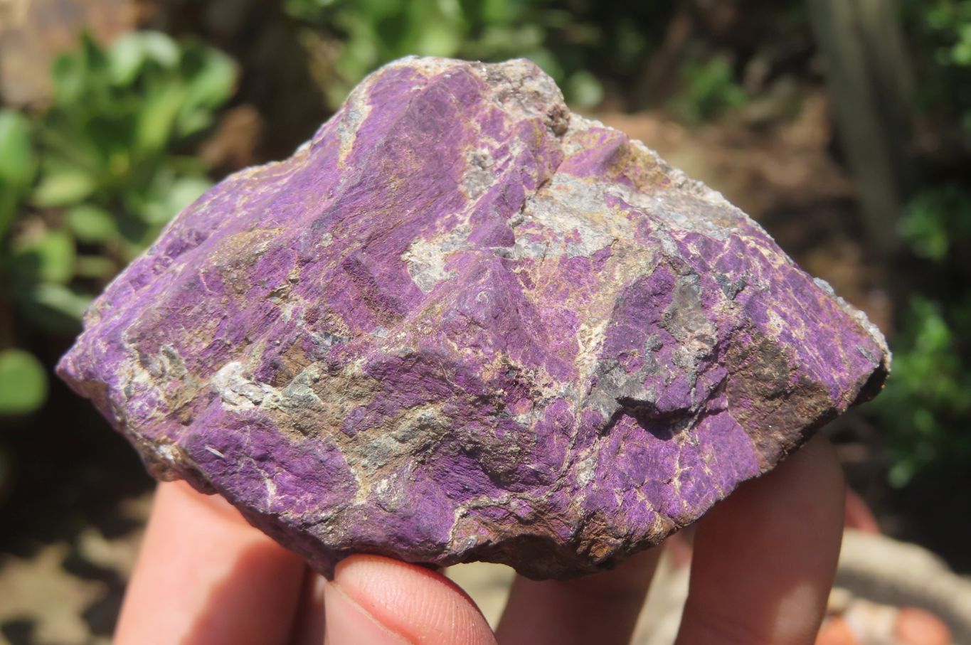 Natural Metallic Purpurite Cobbed Specimens x 6 From Erongo, Namibia - Toprock Gemstones and Minerals 