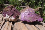 Natural Metallic Purpurite Cobbed Specimens x 6 From Erongo, Namibia - Toprock Gemstones and Minerals 