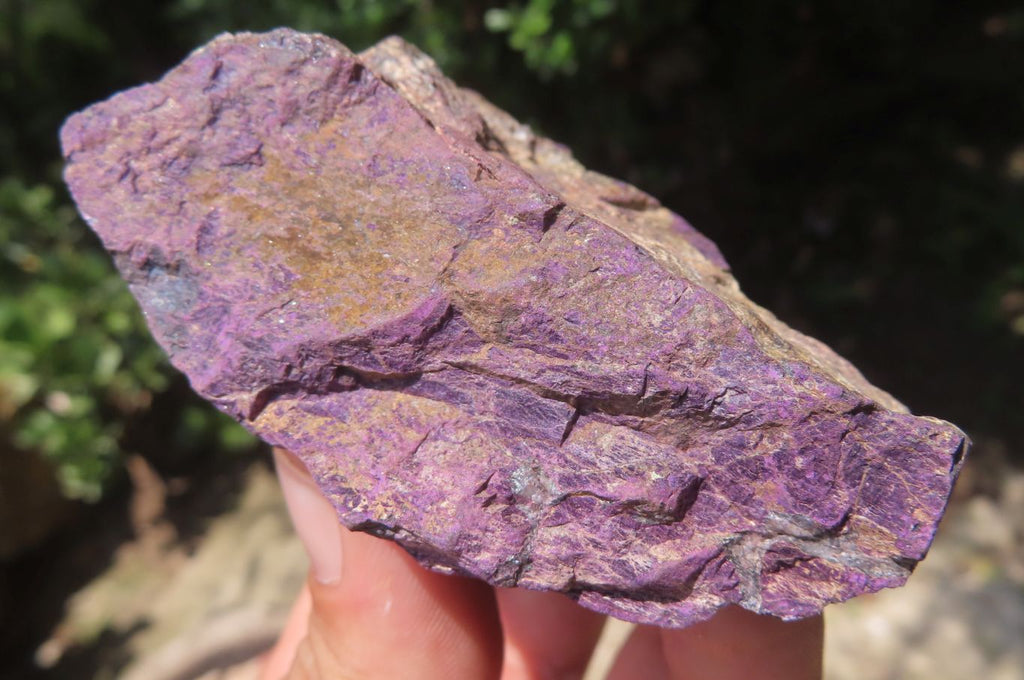 Natural Metallic Purpurite Cobbed Specimens x 6 From Erongo, Namibia - Toprock Gemstones and Minerals 