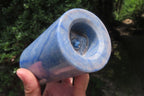 Polished Blue Marble Candle Holders x 2 From China - Toprock Gemstones and Minerals 