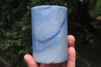 Polished Blue Marble Candle Holders x 2 From China - Toprock Gemstones and Minerals 