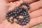 Polished Silver Hematite Beaded Necklace - Sold Per Item - From China - Toprock Gemstones and Minerals 
