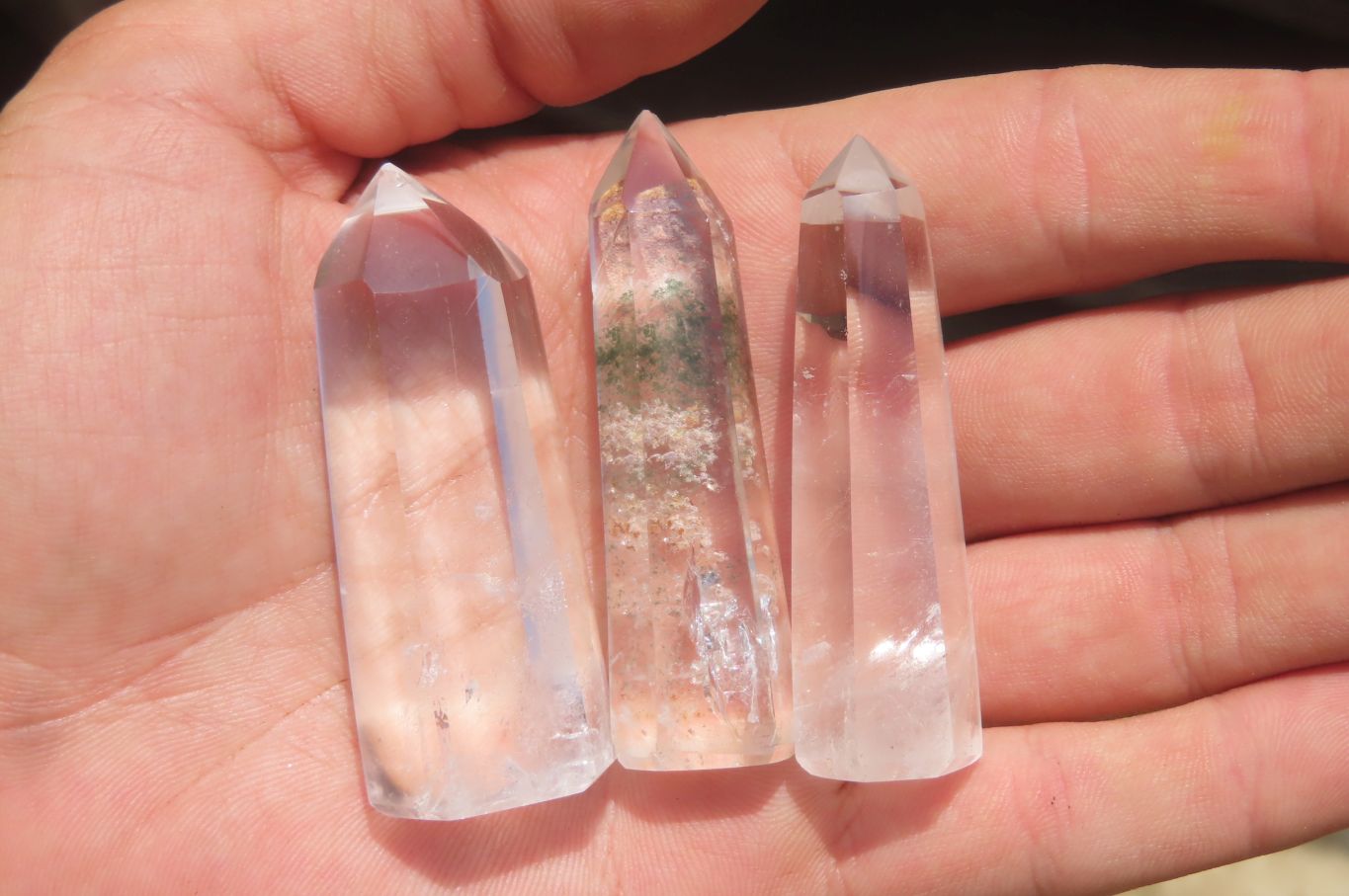 Polished Mixed Quartz Crystals x 20 From Madagascar - Toprock Gemstones and Minerals 