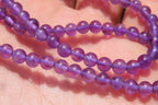 Polished AA Grade Gem Amethyst Beaded Necklace - Sold per Item- From Zambia - Toprock Gemstones and Minerals 