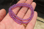 Polished AA Grade Gem Amethyst Beaded Necklace - Sold per Item- From Zambia - Toprock Gemstones and Minerals 