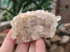 Natural Limonite Quartz Clusters x 12 From Zambia - Toprock Gemstones and Minerals 