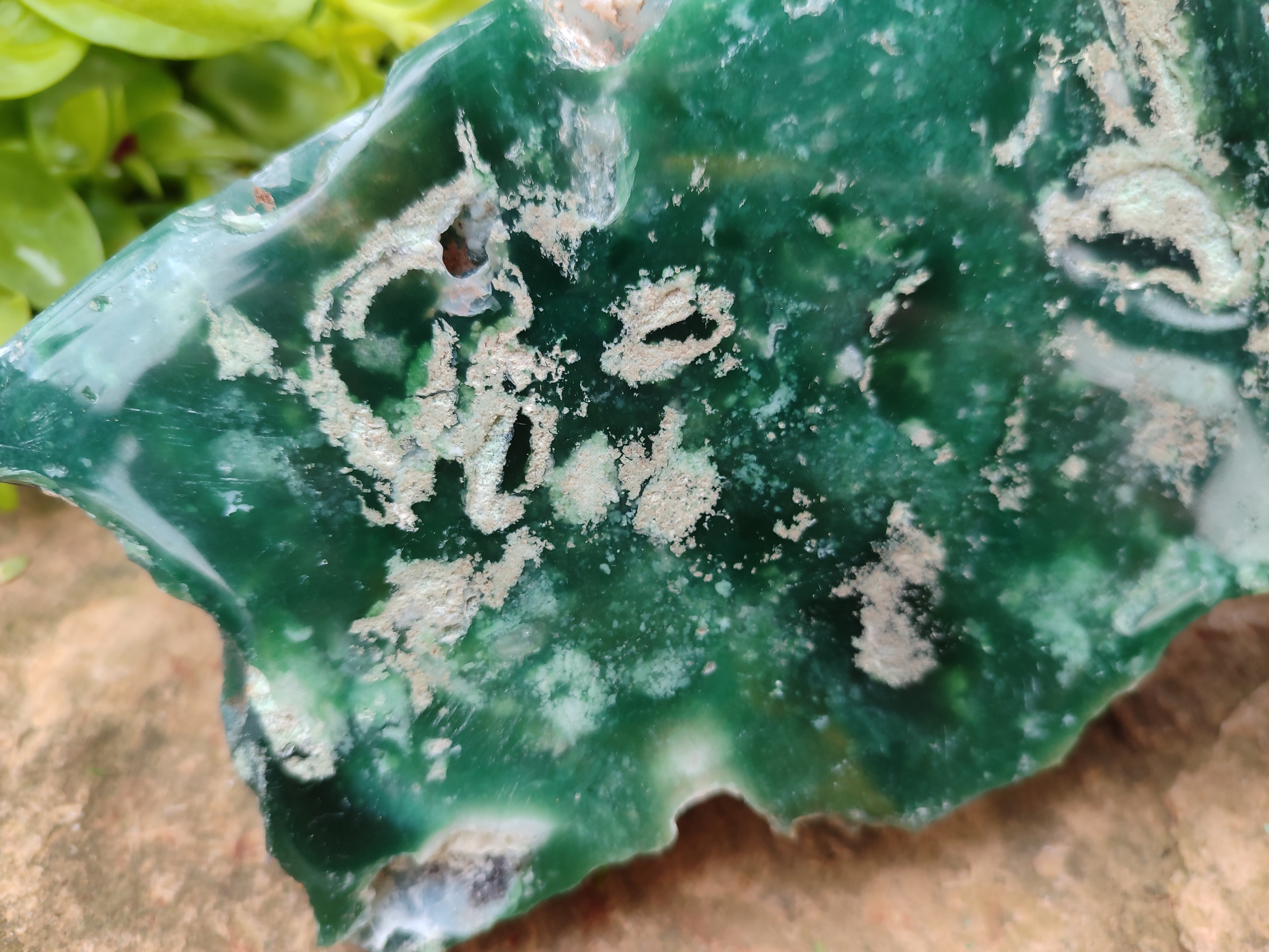 Polished On One Side Emerald Mtorolite x 1 From Mutorashanga, Zimbabwe - Toprock Gemstones and Minerals 