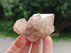 Natural Smokey Phantom Quartz Clusters x 18 From Luena, Congo - Toprock Gemstones and Minerals 