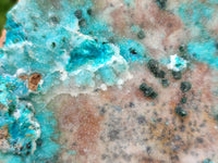 Natural Drusy Coated Chrysocolla Specimen x 1 From Likasi, Congo - Toprock Gemstones and Minerals 
