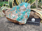 Natural Drusy Coated Chrysocolla Specimen x 1 From Likasi, Congo - Toprock Gemstones and Minerals 