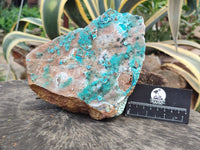 Natural Drusy Coated Chrysocolla Specimen x 1 From Likasi, Congo - Toprock Gemstones and Minerals 