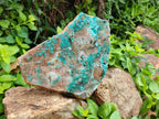 Natural Drusy Coated Chrysocolla Specimen x 1 From Likasi, Congo - Toprock Gemstones and Minerals 