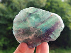 Natural Watermelon Fluorite Cobbed Specimens x 4 From Uis, Namibia - Toprock Gemstones and Minerals 