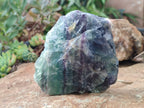 Natural Watermelon Fluorite Cobbed Specimens x 4 From Uis, Namibia - Toprock Gemstones and Minerals 