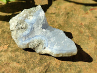 Natural Blue Lace Agate Geode Specimens x 35 From Malawi - Toprock Gemstones and Minerals 