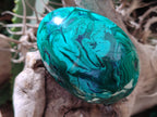 Polished Rare Extra Large Flower Banded Malachite Eggs  - Sold Per Item - From Congo - Toprock Gemstones and Minerals 