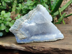 Natural Blue Lace Agate Geode Specimens x 3 From Malawi - Toprock Gemstones and Minerals 