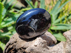 Polished Black Tourmaline Palm Stones x 12 From Madagascar - Toprock Gemstones and Minerals 