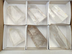 Polished Mixed Quartz Crystals x 6 From Madagascar - Toprock Gemstones and Minerals 