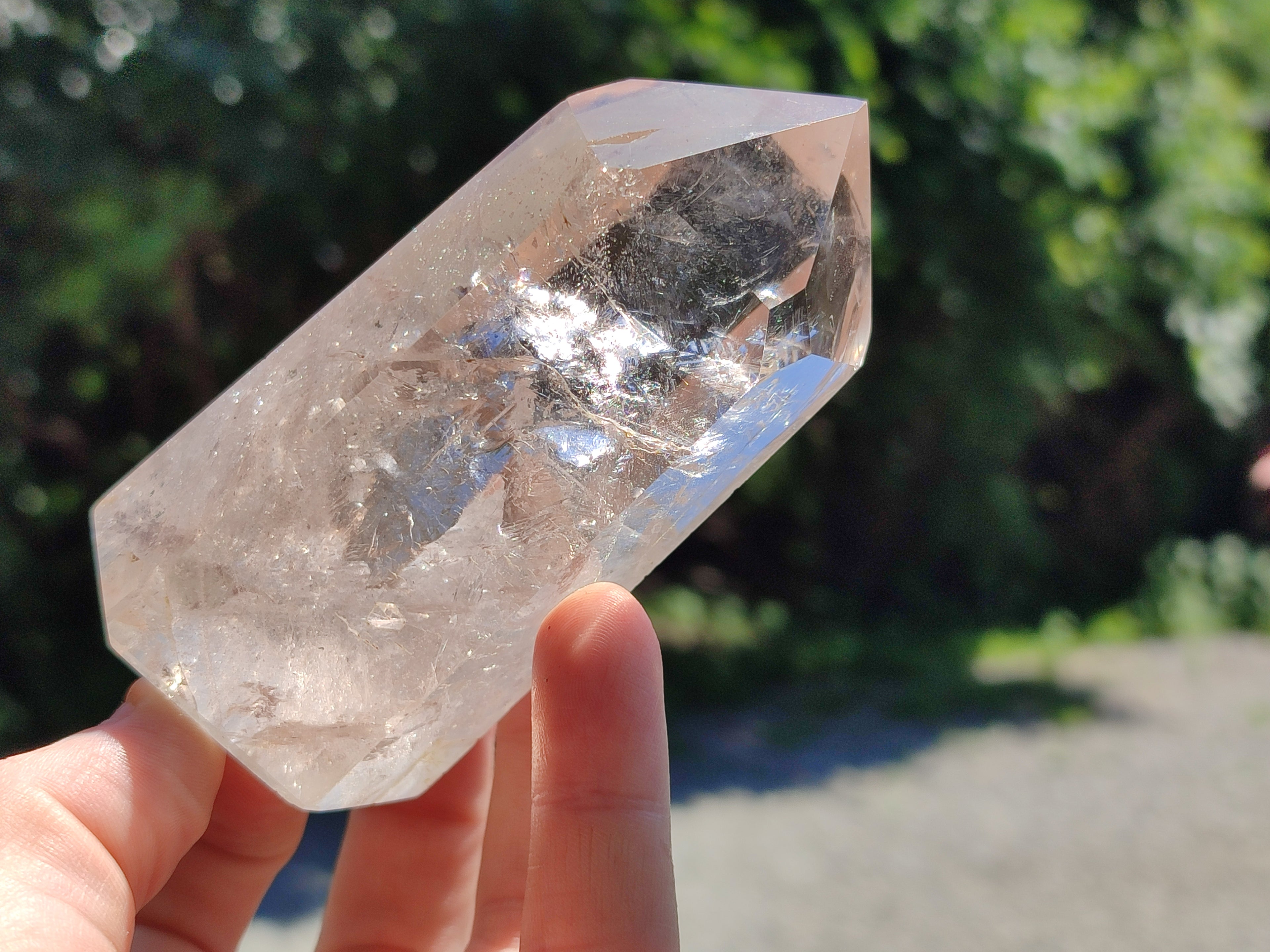 Polished Mixed Quartz Crystals x 6 From Madagascar - Toprock Gemstones and Minerals 