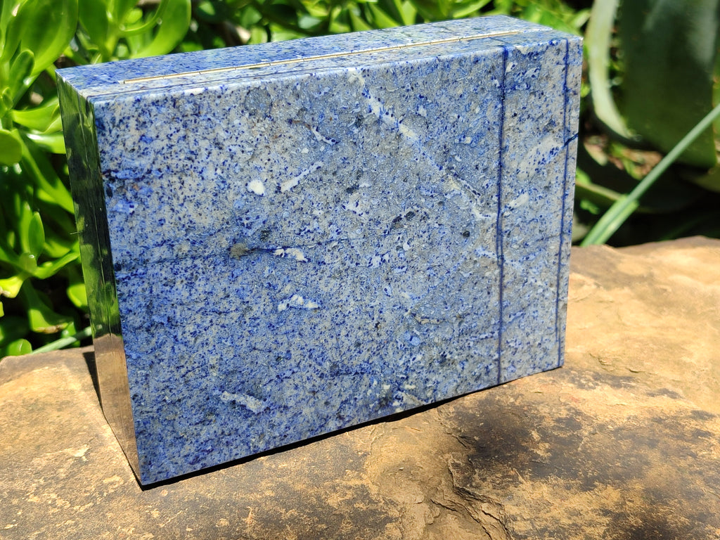 Hand Made Dumortierite Jewellery Box - Sold Per Item - From Mozambique - Toprock Gemstones and Minerals 