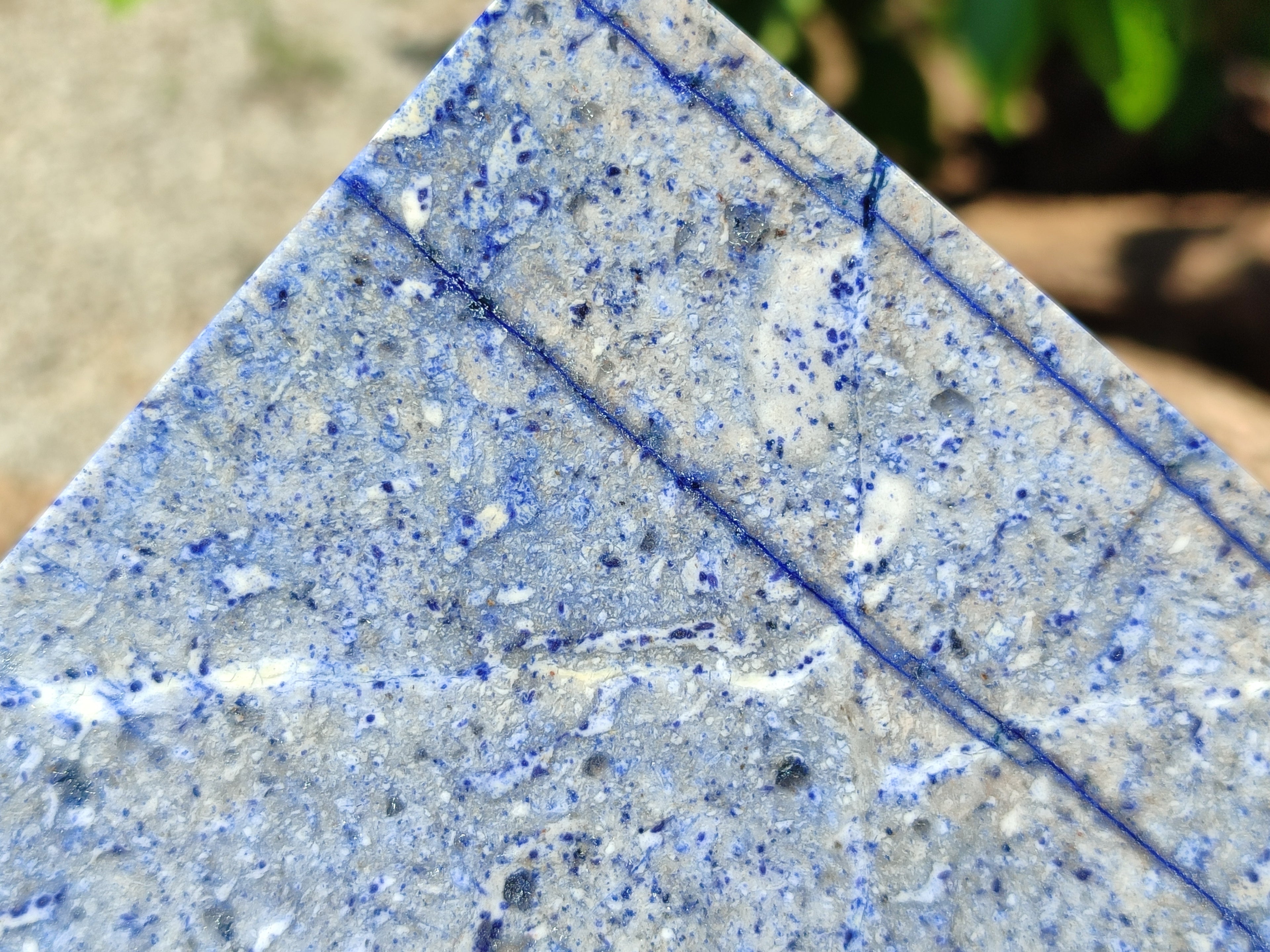 Hand Made Dumortierite Jewellery Box - Sold Per Item - From Mozambique - Toprock Gemstones and Minerals 