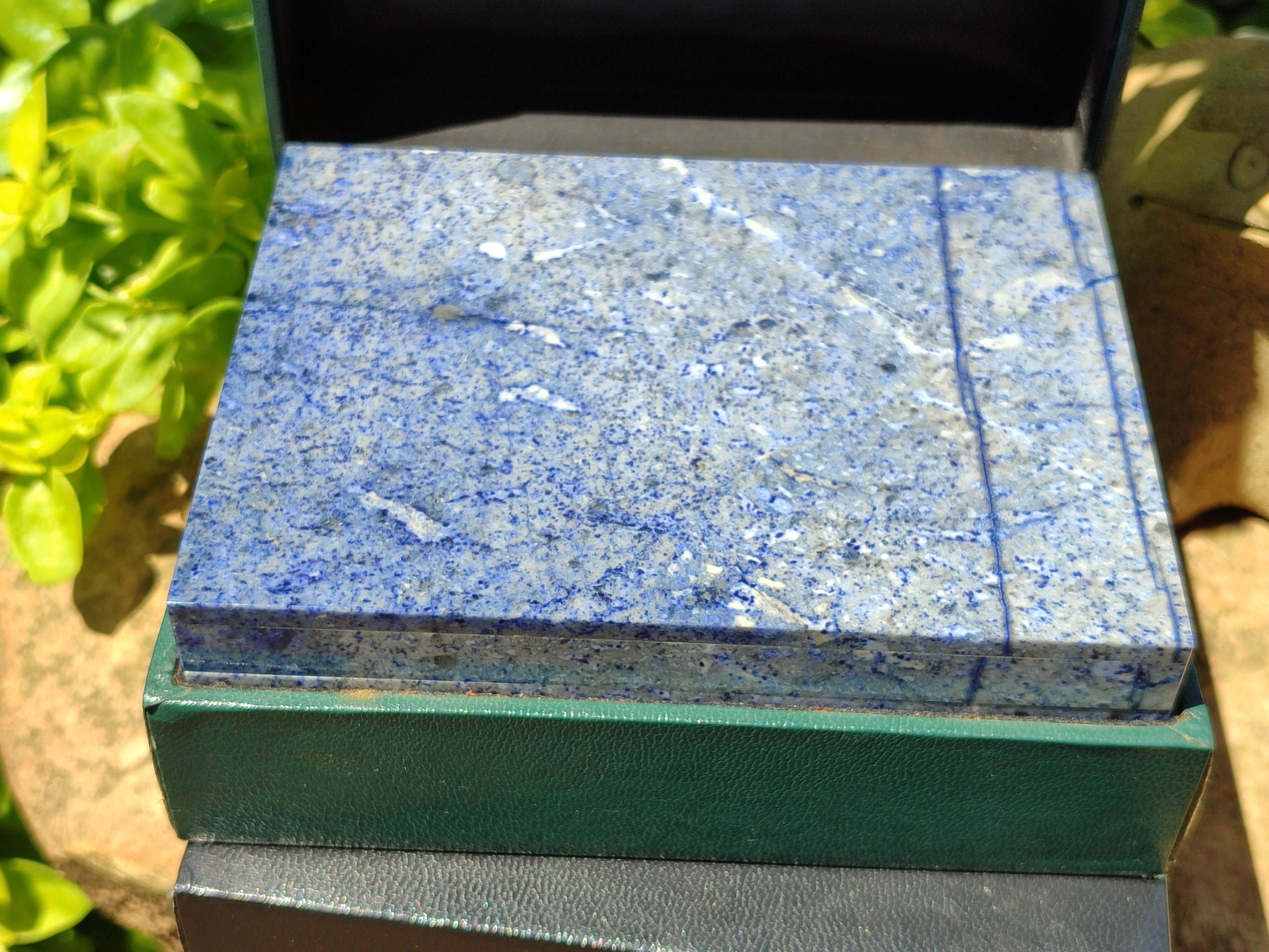 Hand Made Dumortierite Jewellery Box - Sold Per Item - From Mozambique - Toprock Gemstones and Minerals 