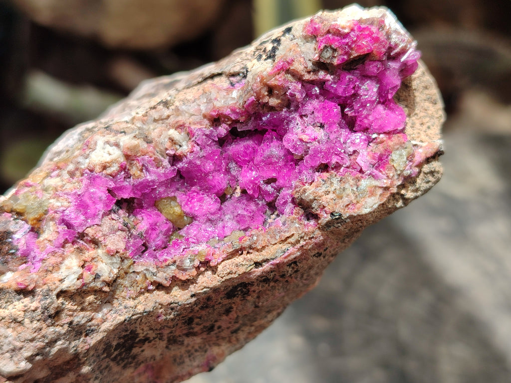 Natural Salrose Cobaltion Dolomite Specimens x 3 From Kakanda, Congo - Toprock Gemstones and Minerals 