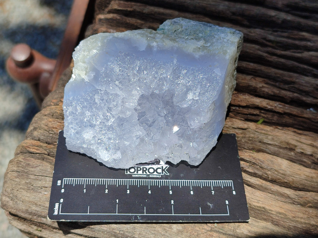 Natural Blue Lace Agate Geode Specimens x 12 From Malawi - Toprock Gemstones and Minerals 