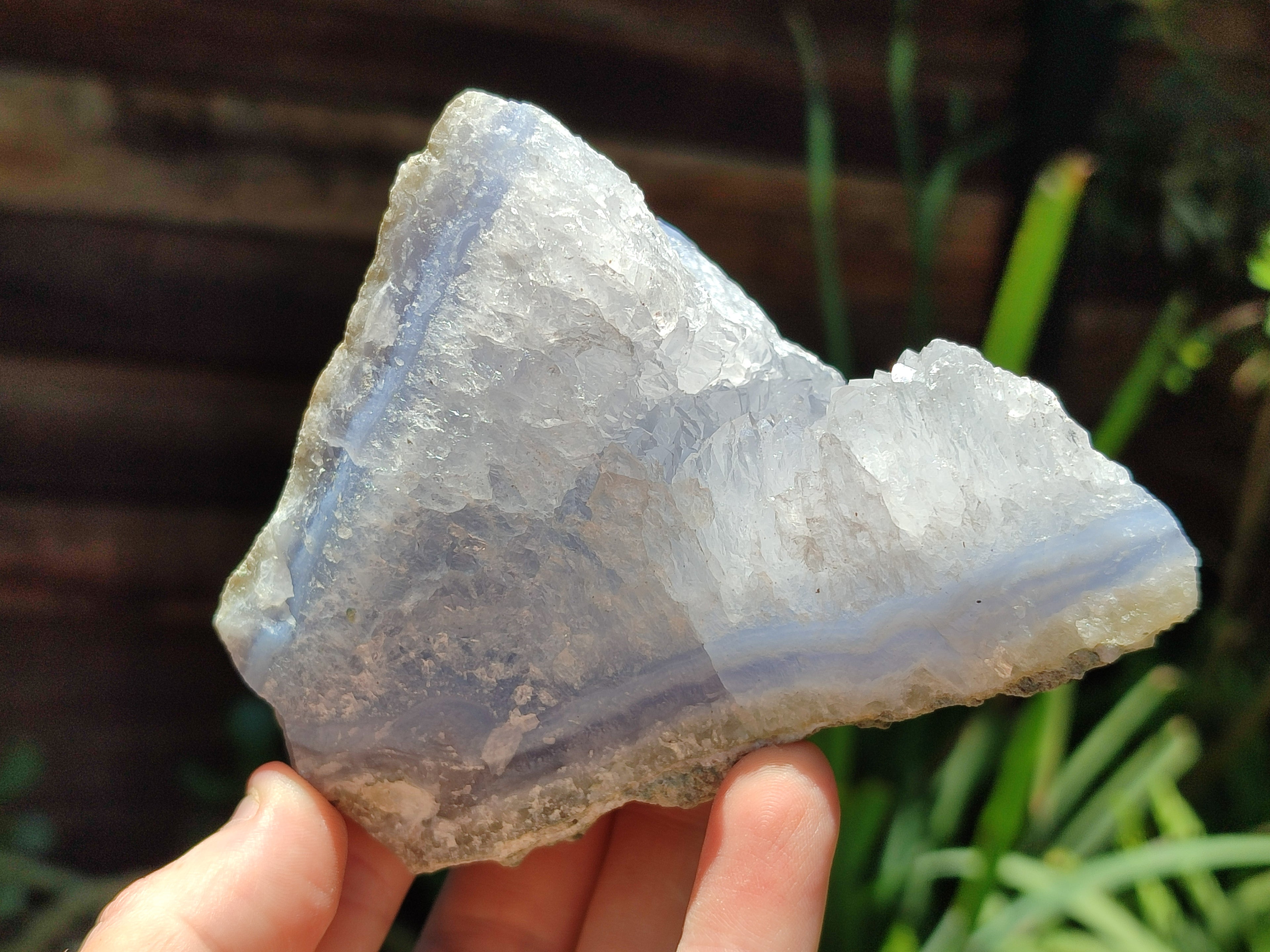 Natural Blue Lace Agate Geode Specimens x 12 From Malawi - Toprock Gemstones and Minerals 