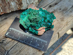 Natural Dioptase On Dolomite Specimens x 4 From Likasi, Congo - Toprock Gemstones and Minerals 
