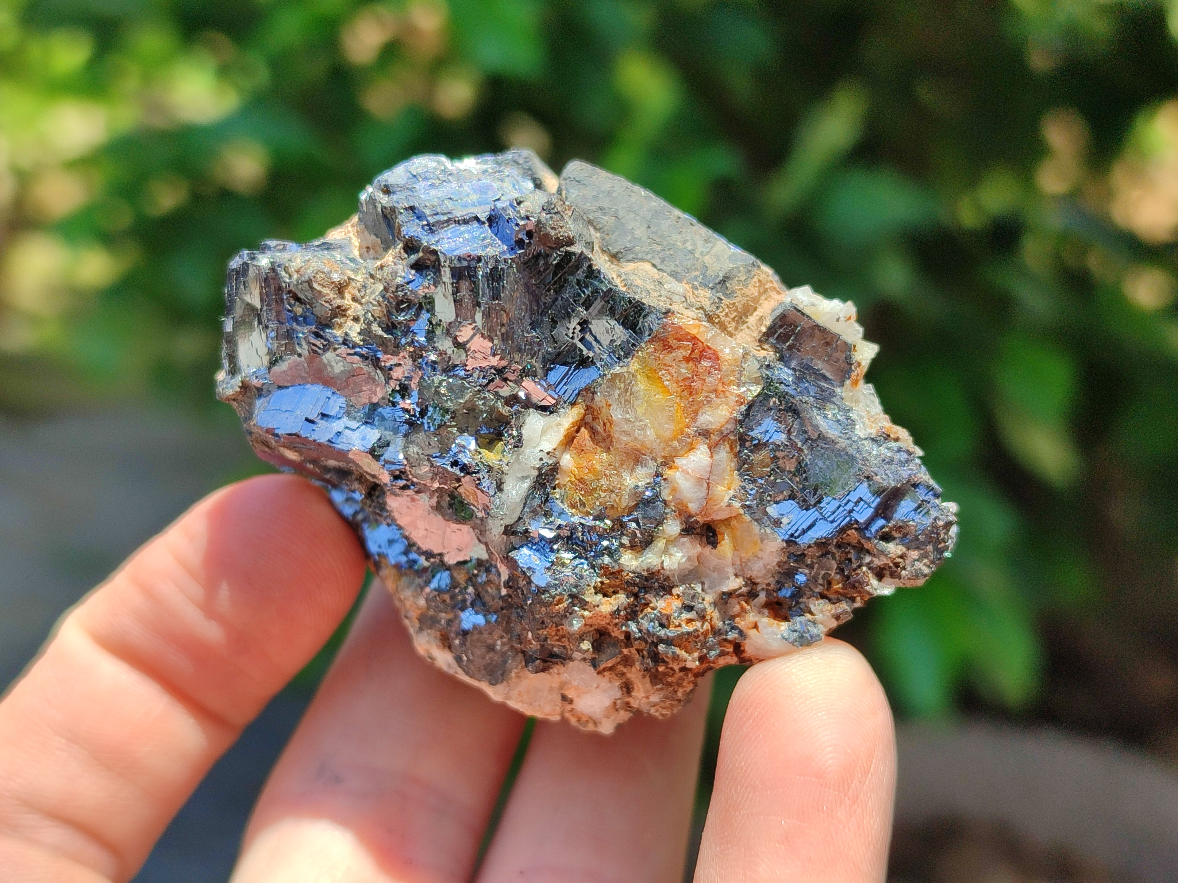 Natural Silver Lead Galena Specimens x 6 From Namibia - Toprock Gemstones and Minerals 