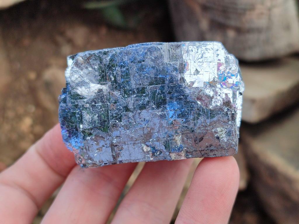 Natural Silver Lead Galena Specimens x 6 From Namibia - Toprock Gemstones and Minerals 