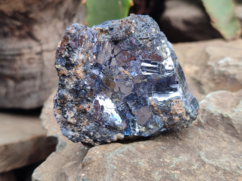 Natural Silver Lead Galena Specimens x 6 From Namibia - Toprock Gemstones and Minerals 