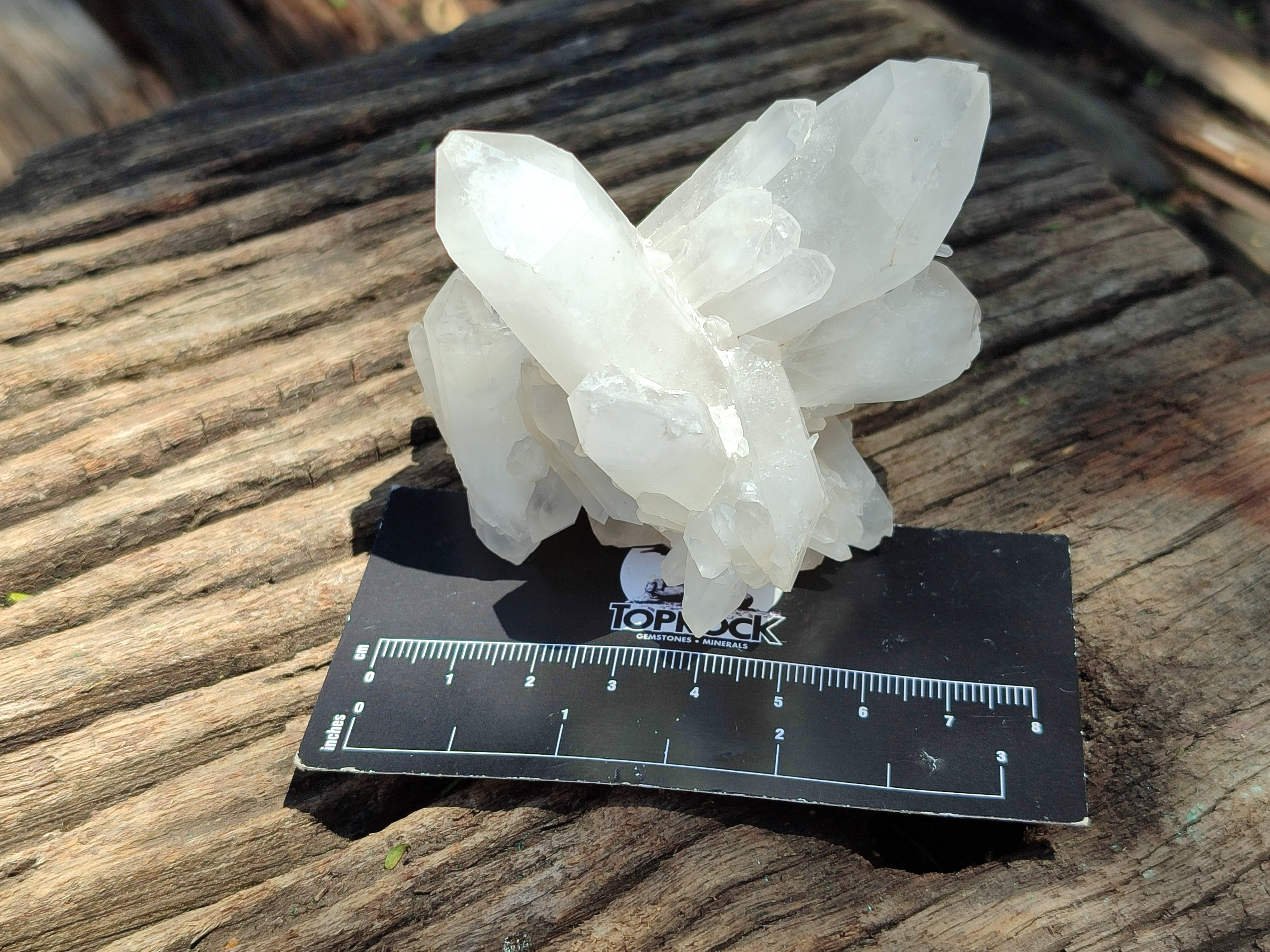 Natural White Quartz Clusters x 15 From Madagascar - Toprock Gemstones and Minerals 