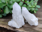 Natural White Quartz Clusters x 15 From Madagascar - Toprock Gemstones and Minerals 