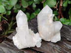 Natural White Quartz Clusters x 15 From Madagascar - Toprock Gemstones and Minerals 