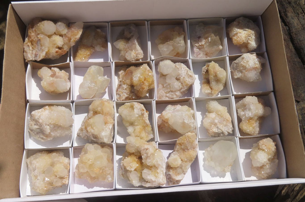Natural Spirit Quartz Clusters x 24 From Boekenhouthoek, South Africa - Toprock Gemstones and Minerals 