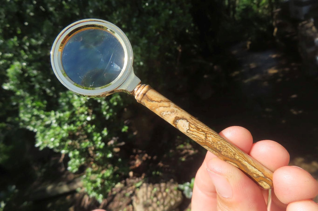 Polished Namibian Desert Picture Stone Jasper Desk Set - sold per item - From Namibia - Toprock Gemstones and Minerals 