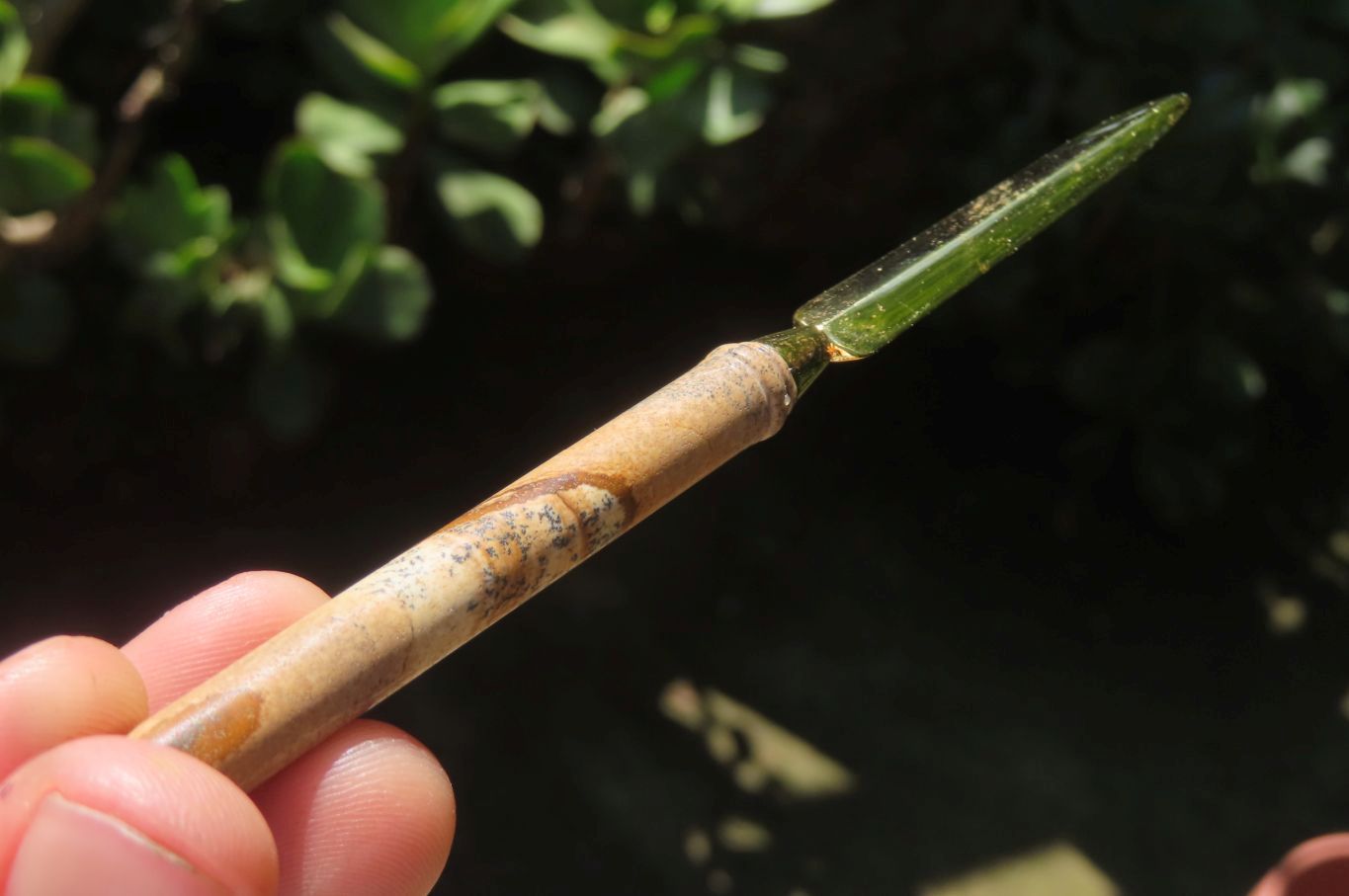 Polished Namibian Desert Picture Stone Jasper Desk Set - sold per item - From Namibia - Toprock Gemstones and Minerals 