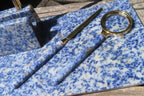 Hand Made Sodalite Desk Set - sold per item - From Namibia - Toprock Gemstones and Minerals 
