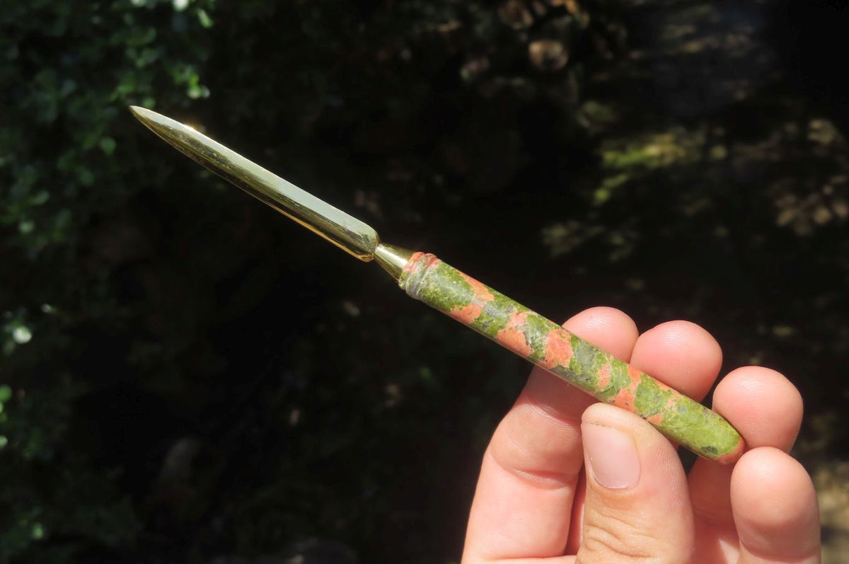 Polished Unakite Desk Set - Sold Per Item - From South Africa - Toprock Gemstones and Minerals 