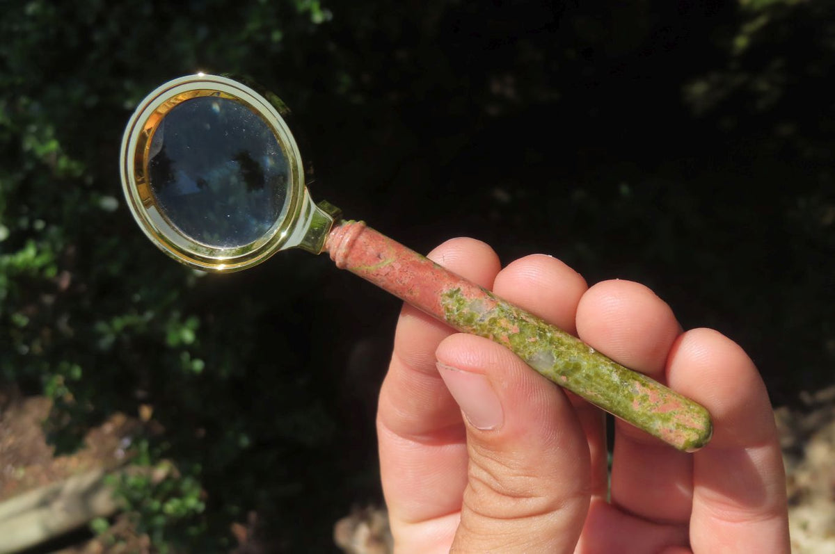 Polished Unakite Desk Set - Sold Per Item - From South Africa - Toprock Gemstones and Minerals 